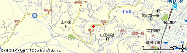 伊豆交通グループ　タクシー配車センター周辺の地図