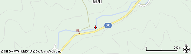 愛知県新城市細川駒場3周辺の地図