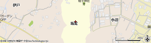 千葉県館山市坂足周辺の地図