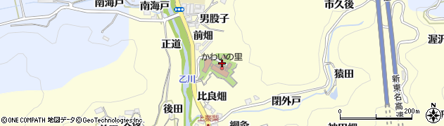 愛知県岡崎市秦梨町（平畑）周辺の地図