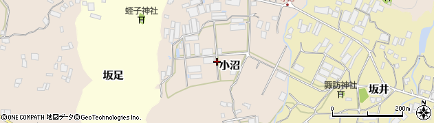 千葉県館山市小沼周辺の地図