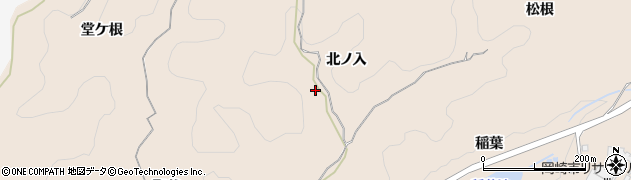 愛知県岡崎市高隆寺町（北ノ入）周辺の地図