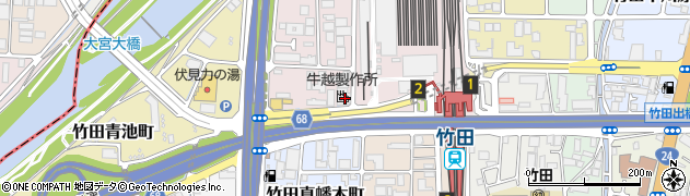 京都府京都市伏見区竹田西段川原町119周辺の地図