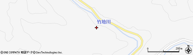 竹地川周辺の地図
