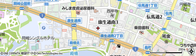 松坂屋お得意様営業部岡崎出張所周辺の地図
