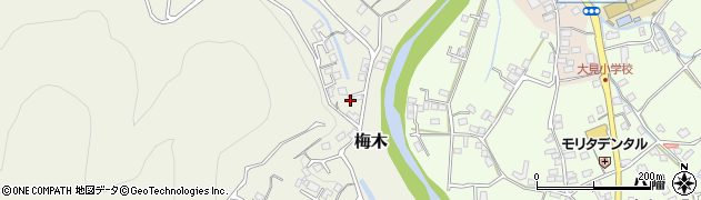静岡県伊豆市梅木136周辺の地図