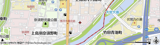 京都府京都市南区上鳥羽麻ノ本町周辺の地図