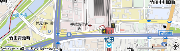 京都府京都市伏見区竹田西段川原町20周辺の地図