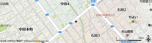 焼きたてのかるび　静岡ＳＢＳ通り店周辺の地図