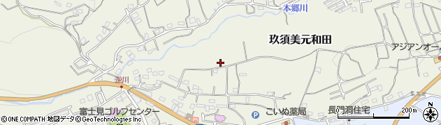 静岡県伊東市玖須美元和田周辺の地図