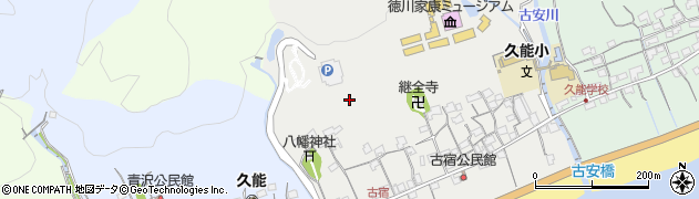 静岡県静岡市駿河区古宿周辺の地図