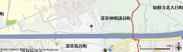 京都府京都市伏見区深草馬谷町24周辺の地図
