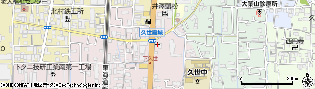 セブンイレブン京都久世店周辺の地図