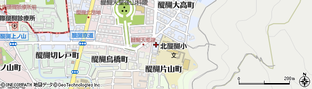 京都府京都市伏見区醍醐大高町16周辺の地図