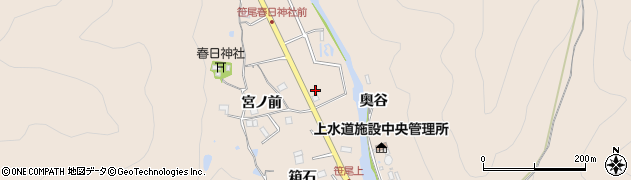 兵庫県猪名川町（川辺郡）笹尾（高町）周辺の地図