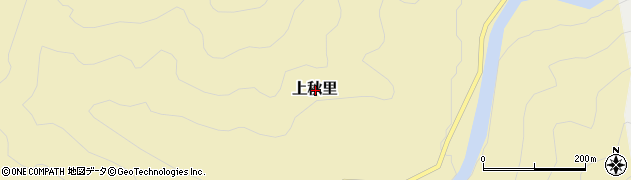 兵庫県佐用郡佐用町上秋里周辺の地図