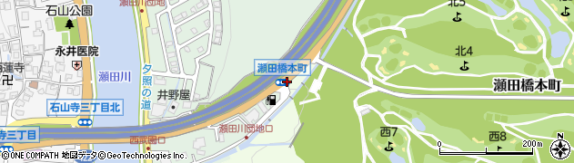 瀬田橋本町周辺の地図