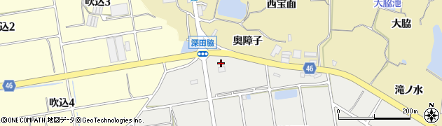 セブンイレブン知多深田脇店周辺の地図
