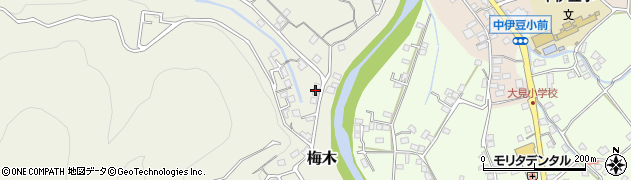 静岡県伊豆市梅木130周辺の地図