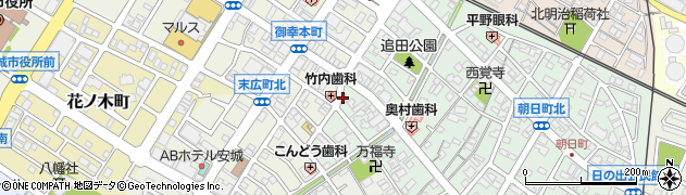 海鮮居酒屋 龍のおとし子 安城店周辺の地図