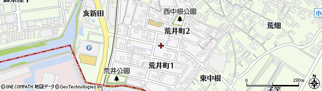 愛知県刈谷市荒井町周辺の地図