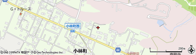 三重県四日市市小林町周辺の地図