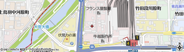京都府京都市伏見区竹田西段川原町159周辺の地図
