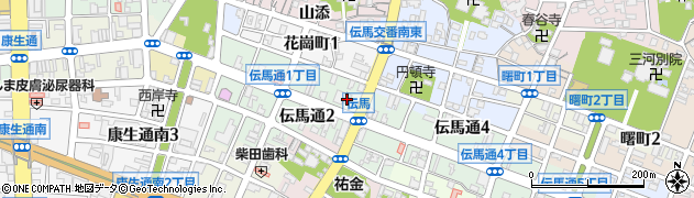 岡崎サンホテル周辺の地図
