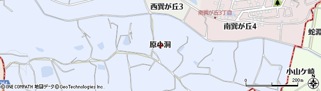 愛知県知多市佐布里原小洞周辺の地図