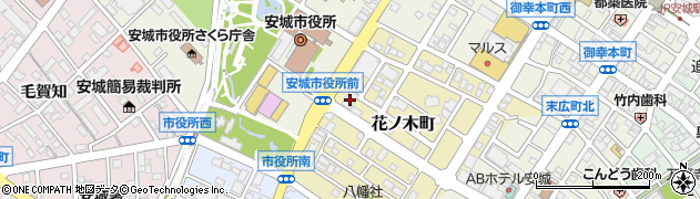 名古屋銀行安城支店周辺の地図