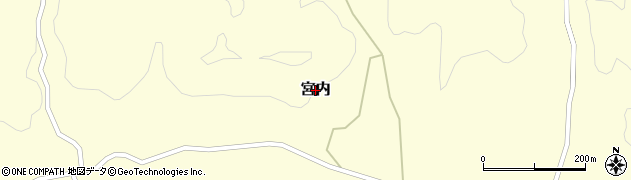 島根県美郷町（邑智郡）宮内周辺の地図