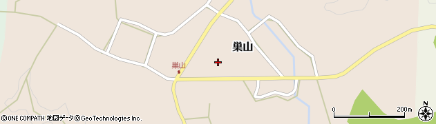 愛知県新城市巣山ホウヘ周辺の地図