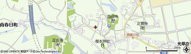 京都府京都市西京区大原野南春日町周辺の地図