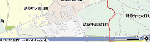 京都府京都市伏見区深草馬谷町36周辺の地図