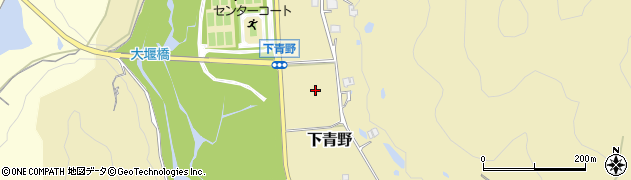 兵庫県三田市下青野周辺の地図