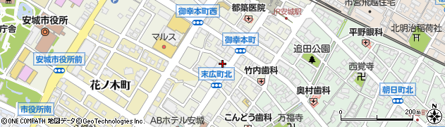 碧海信用金庫　本店営業部融資係周辺の地図