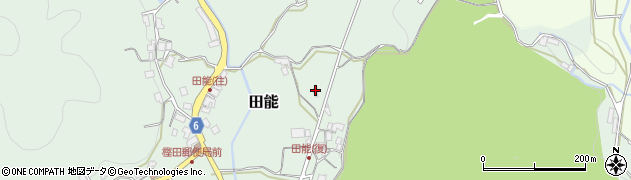 大阪府高槻市田能（鳥井垣内）周辺の地図