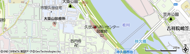 京都市久世ふれあいセンター図書館周辺の地図