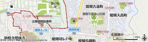 京道公園周辺の地図