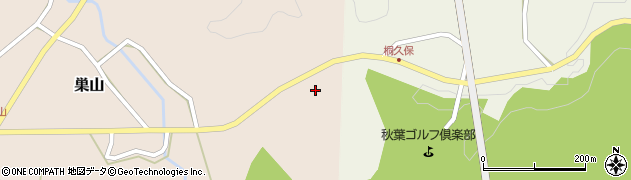 愛知県新城市巣山（ハンノ木）周辺の地図