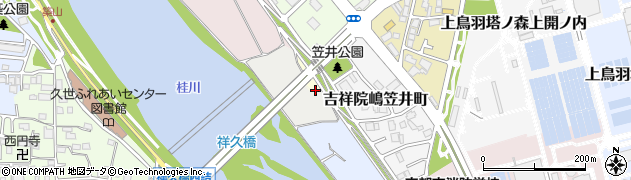 京都府京都市南区吉祥院嶋堂ノ裏周辺の地図