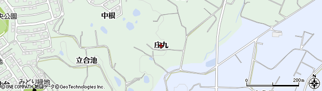 愛知県東浦町（知多郡）緒川（庄九）周辺の地図