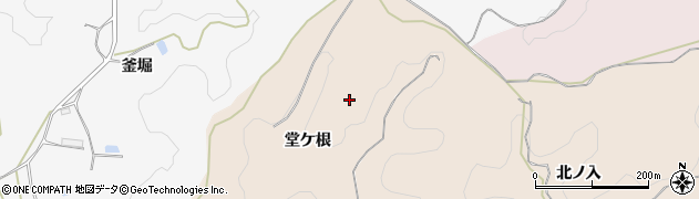 愛知県岡崎市高隆寺町（堂ケ根）周辺の地図