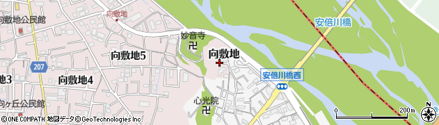 静岡県静岡市駿河区向敷地160周辺の地図