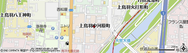 京都府京都市南区上鳥羽中河原町周辺の地図