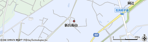 愛知県知多郡東浦町石浜新兵衛山33周辺の地図