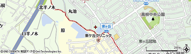 愛知県知多郡東浦町緒川丸池台93周辺の地図