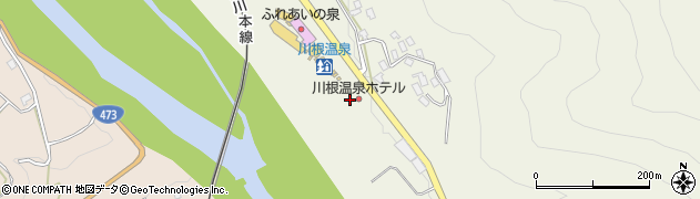 大井川鐵道 川根温泉ホテル周辺の地図