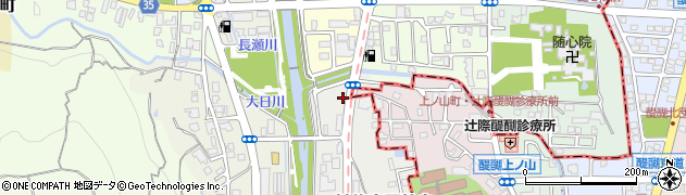 京都府京都市山科区勧修寺閑林寺203周辺の地図
