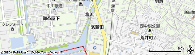 愛知県刈谷市小垣江町亥新田周辺の地図